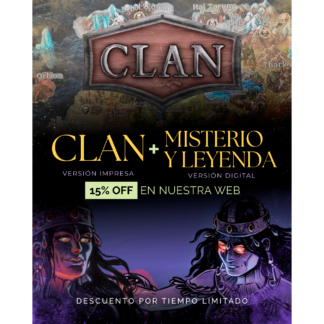 Combo de manuales de juegos de rol de Editorial Mito con 1 manual físico y 2 manuales digitales exclusivos.